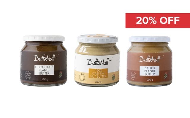  20% Off Buttanutt Nut Butters Cover Image